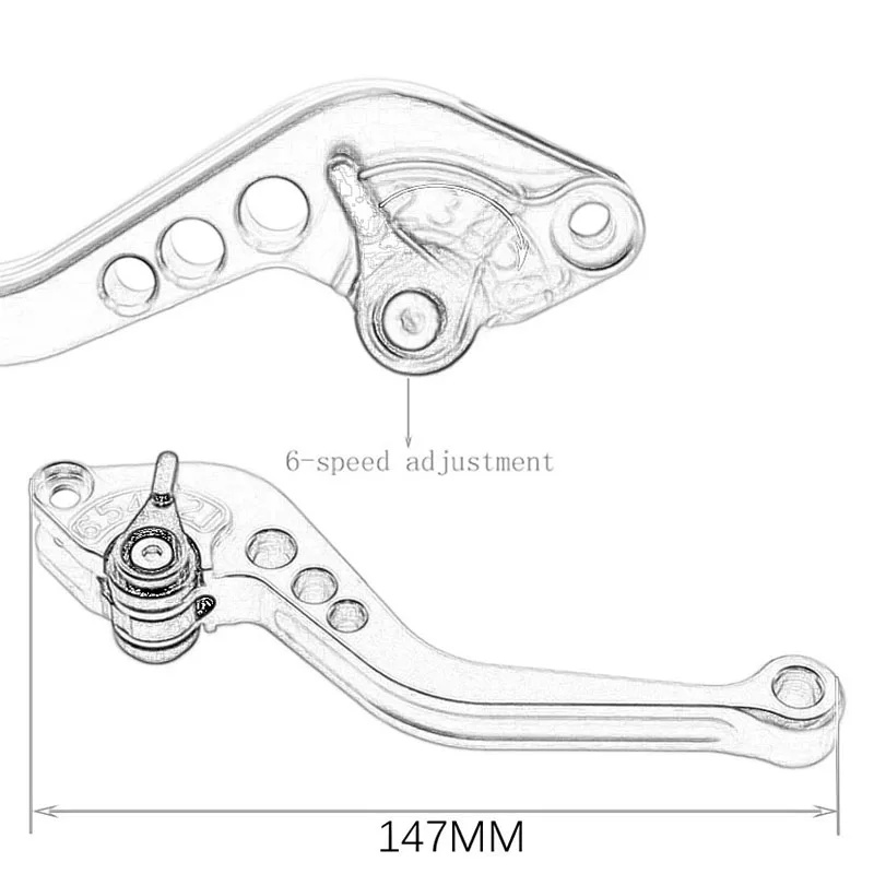 For Bajaj Pulsar 200 NS/200 RS - Cnc Aluminum Adjustable Brake Clutch Levers review and price
